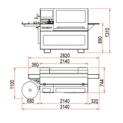 Kромкооблицовочный станок KA100/2-F